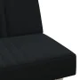 L-shaped black fabric sofa bed 255x140x70 cm by , Sofas - Ref: Foro24-3157237, Price: 393,43 €, Discount: %