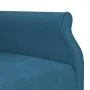 Ecksofa Schlafsofa aus blauem Samtstoff 271x140x70 cm von , Sofas - Ref: Foro24-3157275, Preis: 433,57 €, Rabatt: %