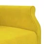 Sofá cama en forma de L terciopelo amarillo 271x140x70 cm de , Sofás - Ref: Foro24-3157280, Precio: 433,56 €, Descuento: %