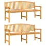 Juego de comedor para jardín 3 pzas madera maciza de teca de , Conjuntos de jardín - Ref: Foro24-3157946, Precio: 929,41 €, D...