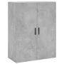 Tall plywood gray concrete sideboard 69.5x34x180 cm by , Sideboards - Ref: Foro24-3195863, Price: 157,87 €, Discount: %