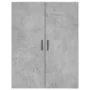 Tall plywood gray concrete sideboard 69.5x34x180 cm by , Sideboards - Ref: Foro24-3195863, Price: 157,87 €, Discount: %