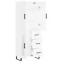 Hoher Schrank aus weißem Sperrholz 69,5x34x180 cm von , Sideboards - Ref: Foro24-3195979, Preis: 173,14 €, Rabatt: %
