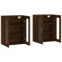 Wandschränke 2 Stück aus braunem Eichen-Ingenieurholz von , Sideboards - Ref: Foro24-3197928, Preis: 152,30 €, Rabatt: %