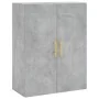Aparador alto madera contrachapada gris hormigón 69,5x34x180 cm de , Aparadores - Ref: Foro24-3198141, Precio: 154,42 €, Desc...