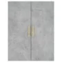 Aparador alto madera contrachapada gris hormigón 69,5x34x180 cm de , Aparadores - Ref: Foro24-3198141, Precio: 154,42 €, Desc...