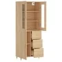 Hoher Schrank aus Sperrholz in Eichenholzfarbe 69,5x34x180 cm. von , Sideboards - Ref: Foro24-3198452, Preis: 170,92 €, Rabat...