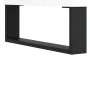 Tall white glossy plywood sideboard 69.5x34x180 cm by , Sideboards - Ref: Foro24-3198555, Price: 197,77 €, Discount: %
