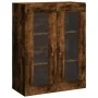 Aparador alto madera contrachapada roble ahumado 69,5x34x180 cm de , Aparadores - Ref: Foro24-3198702, Precio: 123,07 €, Desc...