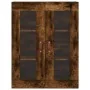 Aparador alto madera contrachapada roble ahumado 69,5x34x180 cm de , Aparadores - Ref: Foro24-3198702, Precio: 123,07 €, Desc...