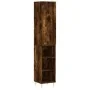 Smoked oak plywood sideboard 34.5x34x180 cm by , Sideboards - Ref: Foro24-3198974, Price: 86,73 €, Discount: %