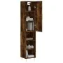 Smoked oak plywood sideboard 34.5x34x180 cm by , Sideboards - Ref: Foro24-3198974, Price: 86,73 €, Discount: %