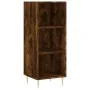 Smoked oak plywood sideboard 34.5x34x180 cm by , Sideboards - Ref: Foro24-3198974, Price: 86,73 €, Discount: %