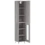 Aparador alto madera contrachapada gris Sonoma 34,5x34x180 cm de , Aparadores - Ref: Foro24-3199023, Precio: 98,98 €, Descuen...