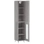 Hoher Schrank aus grauem Sonoma-Sperrholz 34,5x34x180 cm. von , Sideboards - Ref: Foro24-3199023, Preis: 100,35 €, Rabatt: %