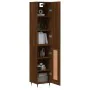 Aparador alto madera contrachapada roble marrón 34,5x34x180 cm de , Aparadores - Ref: Foro24-3199096, Precio: 100,47 €, Descu...