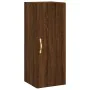 Aparador alto madera contrachapada roble marrón 34,5x34x180 cm de , Aparadores - Ref: Foro24-3199096, Precio: 100,47 €, Descu...