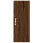 Aparador alto madera contrachapada roble marrón 34,5x34x180 cm de , Aparadores - Ref: Foro24-3199096, Precio: 100,47 €, Descu...