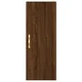 Hoher Schrank aus braunem Eichenfurnierholz 34,5x34x180 cm. von , Sideboards - Ref: Foro24-3199096, Preis: 100,47 €, Rabatt: %