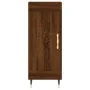 Hoher Schrank aus braunem Eichenfurnierholz 34,5x34x180 cm. von , Sideboards - Ref: Foro24-3199096, Preis: 100,47 €, Rabatt: %