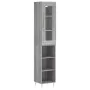 Aparador alto madera contrachapada gris Sonoma 34,5x34x180 cm de , Aparadores - Ref: Foro24-3199359, Precio: 90,54 €, Descuen...