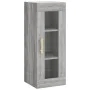 Aparador alto madera contrachapada gris Sonoma 34,5x34x180 cm de , Aparadores - Ref: Foro24-3199359, Precio: 90,54 €, Descuen...