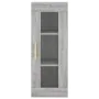 Aparador alto madera contrachapada gris Sonoma 34,5x34x180 cm de , Aparadores - Ref: Foro24-3199359, Precio: 90,54 €, Descuen...
