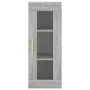 Tall gray Sonoma plywood sideboard 34.5x34x180 cm by , Sideboards - Ref: Foro24-3199359, Price: 90,54 €, Discount: %