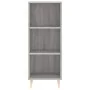 Aparador alto madera contrachapada gris Sonoma 34,5x34x180 cm de , Aparadores - Ref: Foro24-3199359, Precio: 90,54 €, Descuen...
