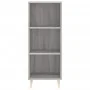 Tall gray Sonoma plywood sideboard 34.5x34x180 cm by , Sideboards - Ref: Foro24-3199359, Price: 90,54 €, Discount: %