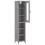 Tall gray Sonoma plywood sideboard 34.5x34x180 cm by , Sideboards - Ref: Foro24-3199367, Price: 96,34 €, Discount: %