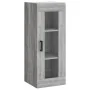 Tall gray Sonoma plywood sideboard 34.5x34x180 cm by , Sideboards - Ref: Foro24-3199367, Price: 96,34 €, Discount: %