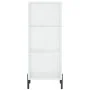 Aparador alto madera contrachapada blanco brillo 34,5x34x180 cm de , Aparadores - Ref: Foro24-3199371, Precio: 103,72 €, Desc...