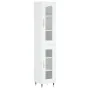 Tall white plywood sideboard 34.5x34x180 cm by , Sideboards - Ref: Foro24-3199409, Price: 100,03 €, Discount: %
