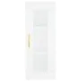 Aparador alto madera contrachapada blanco 34,5x34x180 cm de , Aparadores - Ref: Foro24-3199409, Precio: 100,03 €, Descuento: %