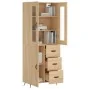 Hoher Schrank aus Sperrholz in Eichenholzfarbe 69,5x34x180 cm. von , Sideboards - Ref: Foro24-3198444, Preis: 168,41 €, Rabat...