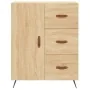 Hoher Schrank aus Sperrholz in Eichenholzfarbe 69,5x34x180 cm. von , Sideboards - Ref: Foro24-3198444, Preis: 168,41 €, Rabat...