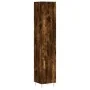 Aparador de madera contrachapada roble ahumado 34,5x34x180 cm de , Aparadores - Ref: Foro24-3198782, Precio: 91,19 €, Descuen...