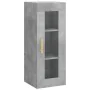 Gray concrete plywood sideboard 34.5x34x180 cm by , Sideboards - Ref: Foro24-3199421, Price: 98,24 €, Discount: %