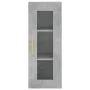 Gray concrete plywood sideboard 34.5x34x180 cm by , Sideboards - Ref: Foro24-3199421, Price: 98,24 €, Discount: %