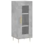Gray concrete plywood sideboard 34.5x34x180 cm by , Sideboards - Ref: Foro24-3199421, Price: 98,24 €, Discount: %