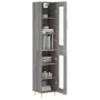 Aparador alto madera contrachapada gris Sonoma 34,5x34x180 cm de , Aparadores - Ref: Foro24-3199423, Precio: 101,42 €, Descue...