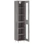 Aparador alto madera contrachapada gris Sonoma 34,5x34x180 cm de , Aparadores - Ref: Foro24-3199423, Precio: 101,42 €, Descue...
