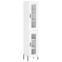Tall white glossy plywood sideboard 34.5x34x180 cm by , Sideboards - Ref: Foro24-3199435, Price: 117,96 €, Discount: %