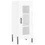 Hoher Schrank aus glänzend weißem Sperrholz 34,5x34x180 cm. von , Sideboards - Ref: Foro24-3199435, Preis: 116,54 €, Rabatt: %
