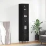 Schwarzer Sperrholz-Schrank 34,5x34x180 cm von , Sideboards - Ref: Foro24-3199442, Preis: 110,75 €, Rabatt: %