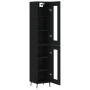 Black plywood sideboard 34.5x34x180 cm by , Sideboards - Ref: Foro24-3199442, Price: 110,75 €, Discount: %