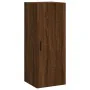Aparador alto madera contrachapada roble marrón 34,5x34x180 cm de , Aparadores - Ref: Foro24-3199000, Precio: 102,92 €, Descu...