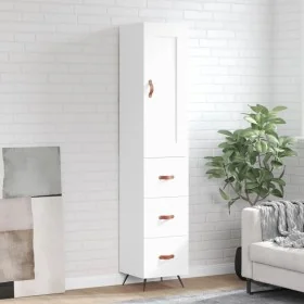 Hoher Schrank aus weißem Sperrholz, 34,5x34x180 cm. von , Sideboards - Ref: Foro24-3200169, Preis: 116,54 €, Rabatt: %