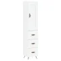 Hoher Schrank aus weißem Sperrholz, 34,5x34x180 cm. von , Sideboards - Ref: Foro24-3200169, Preis: 116,54 €, Rabatt: %